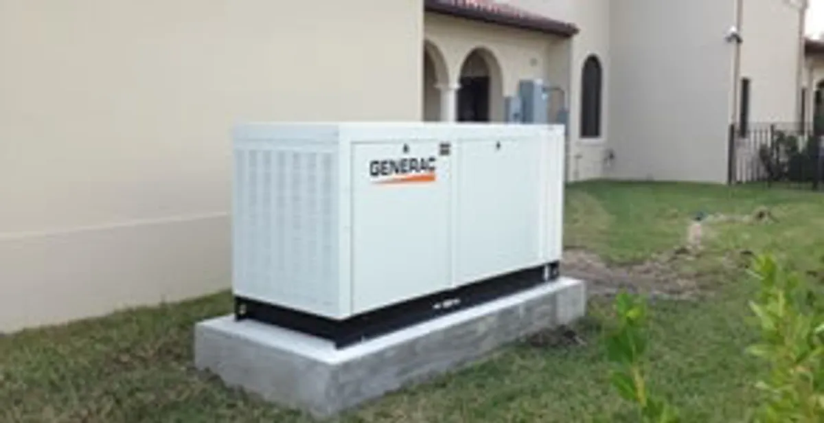 generator installation service showing standby generator professionally installed for residential power backup in Aurora, CO