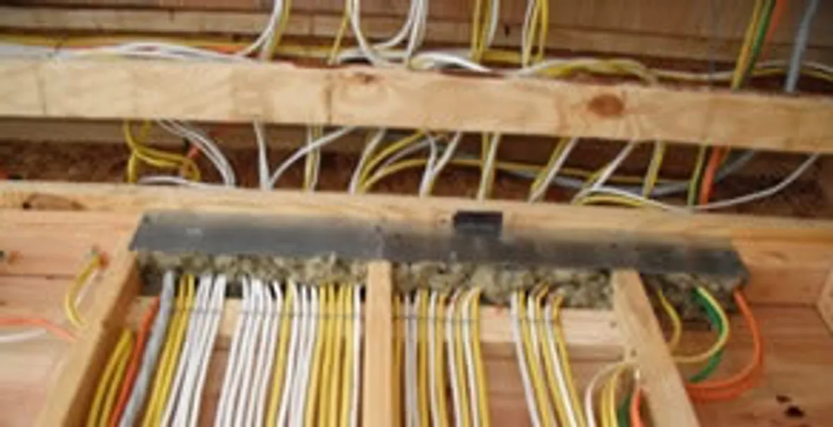 new construction wiring services with organized electrical rough-in performed by licensed electricians in Aurora, CO